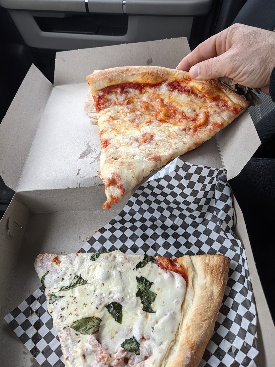 Plain Cheese Pizza Slice